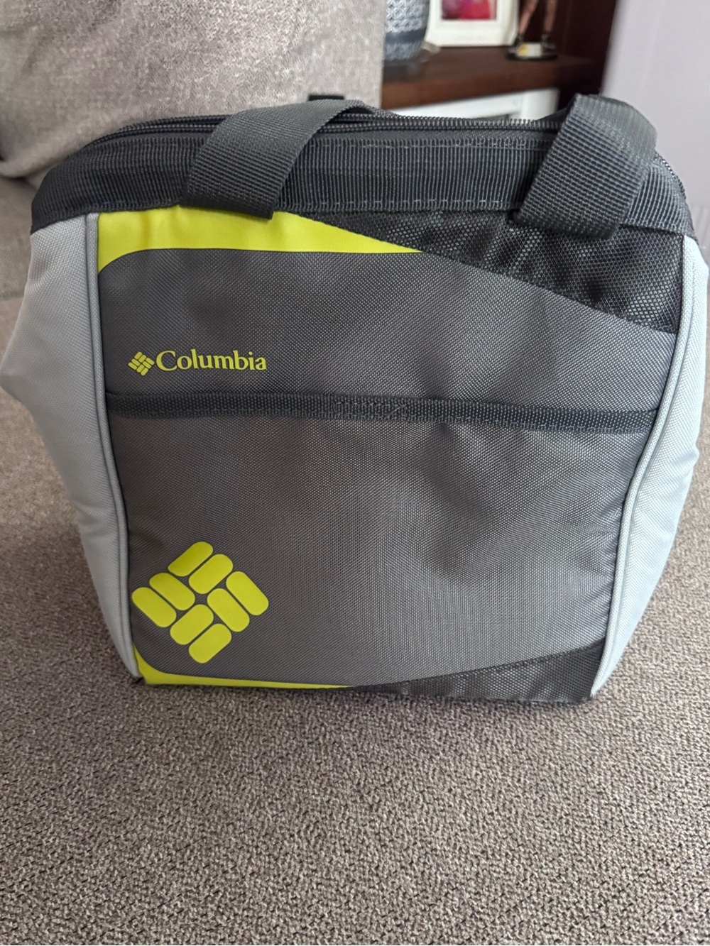 Columbia Gray and Lime Soft Cooler Bag